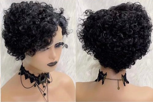 Lace Front Pixie Cut Human Hair Wig