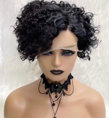 Lace Front Pixie Cut Human Hair Wig