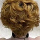 Lace Front Short Curly Human Hair Wig Multiple Colors Available