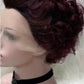 Lace Front Short Curly Human Hair Wig Multiple Colors Available