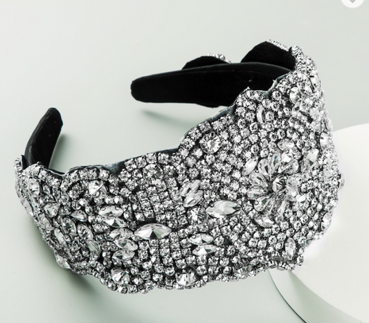 Rhinestone Blinged Out HeadBand Multi-Color