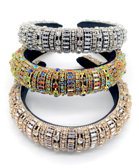 Rhinestone Beaded Headband